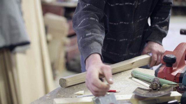jointer manual hand carpenter wood