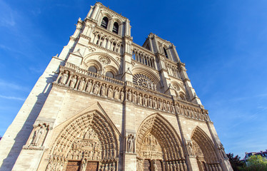 Fototapeta na wymiar Cathedral Notre Dame de Paris