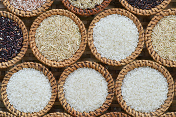  Collection of Thai's premium rice background