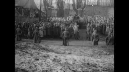 Captured German war film from World War One shows British tanks captured at Cambrai with kaiser Wilhelm inspecting. - Powered by Adobe