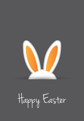 Happy Easter card, wishes