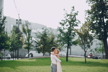 Fototapeta premium wedding day in Budapest