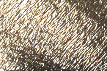 Texture of aluminium foil. The surface for the background. Shall