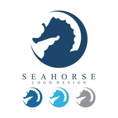 Head Seahorses Logo Vector © adynue