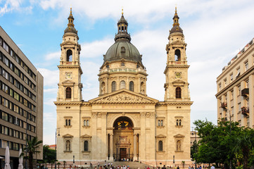 Fototapeta na wymiar Saint Stephen Budapest cathedral