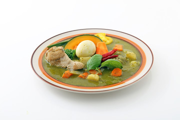 おいしそうなグリーンカレー
