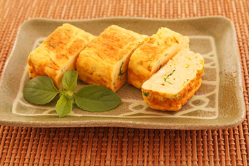 おいしそうな厚焼き玉子