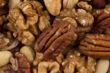 lot of different types of nuts