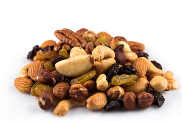 Mix nuts and dry fruits