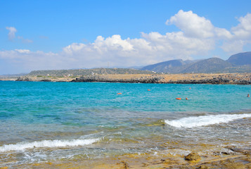 The shores of the Aegean Sea.