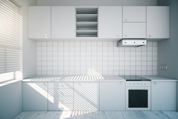 White kitchen design