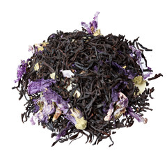 Tea mix of mallow petals, almond, chocolate flavor.