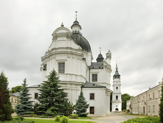 Fototapeta na wymiar Basilica of Birth of Virgin Mary in Chelm. Poland