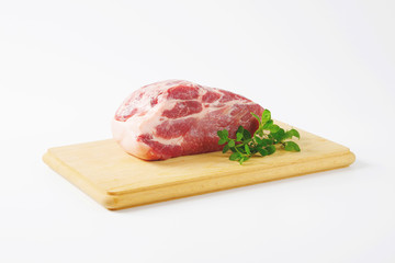 raw pork meat