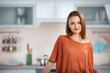 Young woman in the kitchen