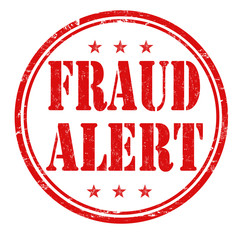 Fraud alert stamp