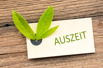 Auszeit