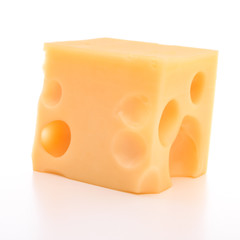 cheese isolated on white background cutout