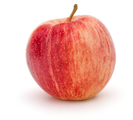 Red apple isolated on white background cutout