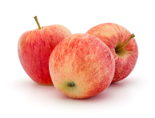 Fototapeta na wymiar Red apple isolated on white background cutout