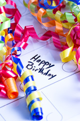happy birthday concept