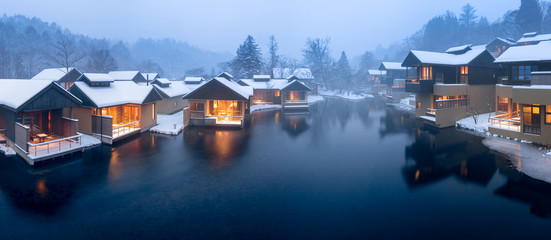 Karuizawa in Nagano Japan im Winter