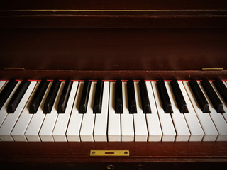 Fototapeta na wymiar Classical piano keys