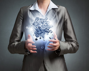 Modern technology integration concept