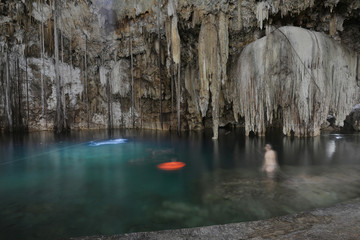 Cenote X-Keken (Dzitnup) in Yucatan peninsula, Mexico.