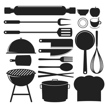 Set of Kitchenware vector illustration