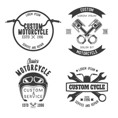 Vintage motorcycle badge