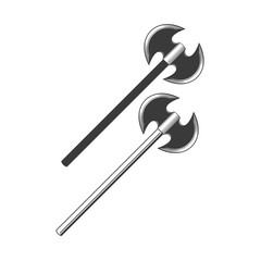 Battle axe vector illustration