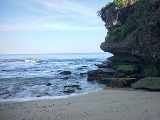 Cliff On The Beach