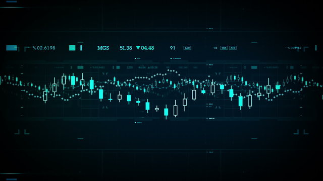 Financial Data Dolly - Financial data developing over time. Available in multiple colors. Loops seamlessly.
