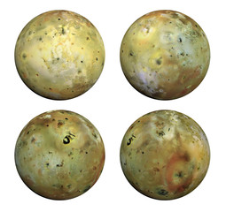 Jupiter's moon Io 360 View