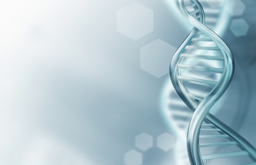 DNA strands background