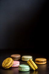 colorful macaroons