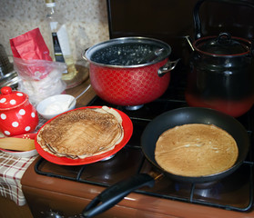   pancakes on Shrove Tuesday.