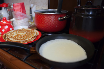 Preparation of   pancakes