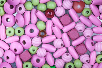 abstract macro background pink green beads