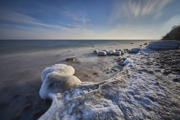 Winter on the Baltic sea, EU