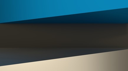 Fototapeta premium Estonia flag design concept. 3d shapes. Image relative to travel and politic themes