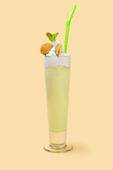 Milkshake in high glass