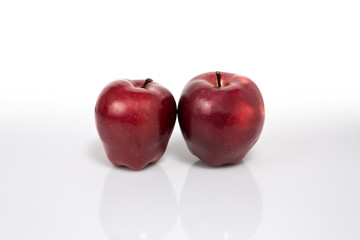 Hermosas manzanas rojas 