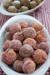 carnivalesque Italian sweet called castagnole