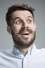 Obraz premium The young happy man 