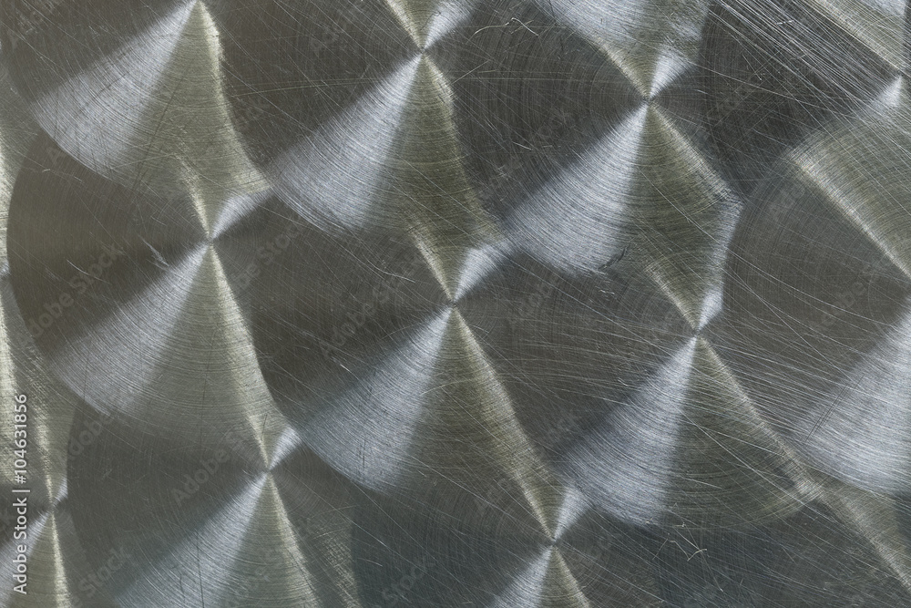 Aufkleber scratch on steel for pattern and background