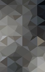 Gray polygonal design pattern, which consist of triangles and gradient in origami style.