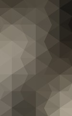 Fototapeta premium Gray polygonal design pattern, which consist of triangles and gradient in origami style.
