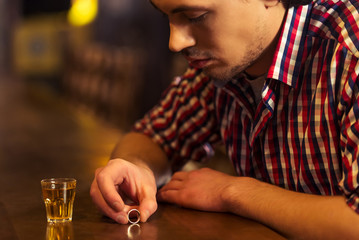Man in pub